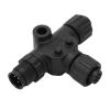 SIXRUN NMEA 2000 T Connector,Additional Displays Sensors or Other Devices for B and G Navico Networks with IP67 Water Proof Thread view 1