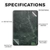 Carbon Fiber Tablet Skin Compatible with Amazon Kindle Paperwhite 12th (2024) - Green Marble - Premium 3M Vinyl Protective Wrap Decal Cover - Easy to Apply | Crafted in The USA by MightySkins view 2