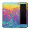 Carbon Fiber Tablet Skin Compatible with Amazon Kindle Paperwhite 12th (2024) - Paint Currents - Premium 3M Vinyl Protective Wrap Decal Cover - Easy to Apply | Crafted in The USA by MightySkins view 1