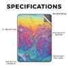 Carbon Fiber Tablet Skin Compatible with Amazon Kindle Paperwhite 12th (2024) - Paint Currents - Premium 3M Vinyl Protective Wrap Decal Cover - Easy to Apply | Crafted in The USA by MightySkins view 2