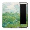 Carbon Fiber Tablet Skin Compatible with Amazon Kindle Paperwhite 12th (2024) - Green Wheat Fields - Premium 3M Vinyl Protective Wrap Decal Cover - Easy to Apply | Crafted in The USA by MightySkins view 1