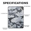 Carbon Fiber Tablet Skin Compatible with Amazon Kindle Paperwhite 12th (2024) - Gray Camouflage - Premium 3M Vinyl Protective Wrap Decal Cover - Easy to Apply | Crafted in The USA by MightySkins view 2