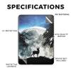 Carbon Fiber Tablet Skin Compatible with Amazon Kindle Paperwhite 12th (2024) - Moonlight Deer - Premium 3M Vinyl Protective Wrap Decal Cover - Easy to Apply | Crafted in The USA by MightySkins view 2