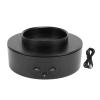 AUNMAS Rotating Display Stand, Two Power Supply Mode Turntable Display for Live Streaming Photography Product Display, USB Cable Included (Black) view 1