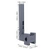 Satellite Roof Rack Mount Satellite Installation Kit Pole Mounting Bracket for RV, Ladder, Pole, Rack, Roof view 3