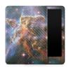 Carbon Fiber Tablet Skin Compatible with Amazon Kindle Paperwhite 12th (2024) - Golden Nebula - Premium 3M Vinyl Protective Wrap Decal Cover - Easy to Apply | Crafted in The USA by MightySkins view 1