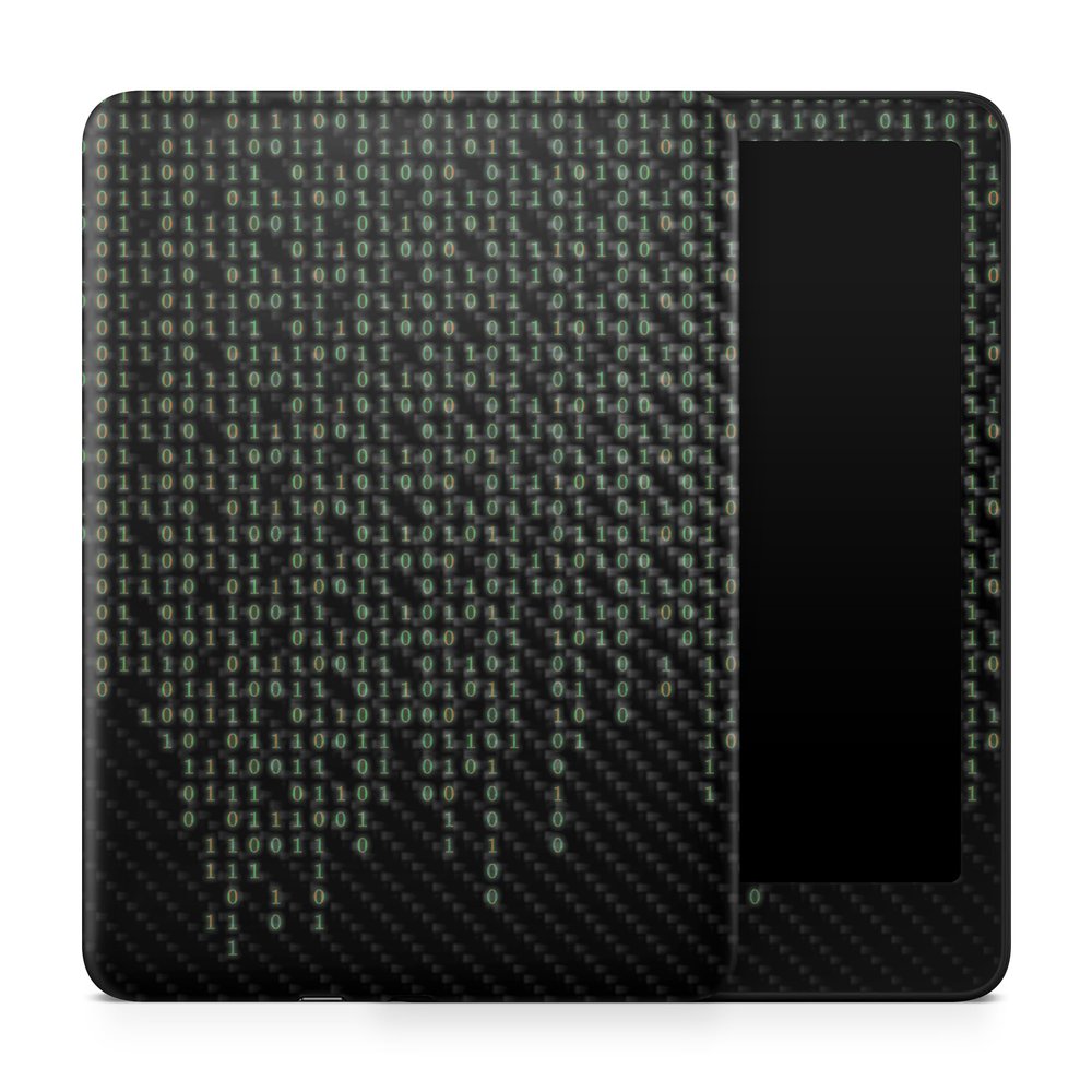 Carbon Fiber Tablet Skin Compatible with Amazon Kindle Paperwhite 12th (2024) - Red Pill - Premium 3M Vinyl Protective Wrap Decal Cover - Easy to Apply | Crafted in The USA by MightySkins