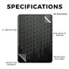 Carbon Fiber Tablet Skin Compatible with Amazon Kindle Paperwhite 12th (2024) - Red Pill - Premium 3M Vinyl Protective Wrap Decal Cover - Easy to Apply | Crafted in The USA by MightySkins view 2