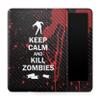 Carbon Fiber Tablet Skin Compatible with Amazon Kindle Paperwhite 12th (2024) - Kill Zombies - Premium 3M Vinyl Protective Wrap Decal Cover - Easy to Apply | Crafted in The USA by MightySkins view 1