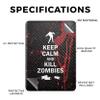 Carbon Fiber Tablet Skin Compatible with Amazon Kindle Paperwhite 12th (2024) - Kill Zombies - Premium 3M Vinyl Protective Wrap Decal Cover - Easy to Apply | Crafted in The USA by MightySkins view 2