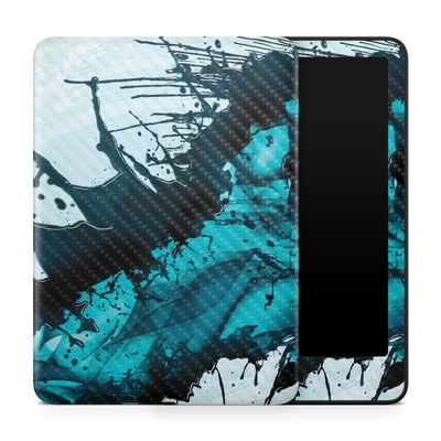 Carbon Fiber Tablet Skin Compatible with Amazon Kindle Paperwhite 12th (2024) - Wild Splash - Premium 3M Vinyl Protective Wrap Decal Cover - Easy to Apply | Crafted in The USA by MightySkins