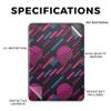 Carbon Fiber Tablet Skin Compatible with Amazon Kindle Paperwhite 12th (2024) - Magenta Globe - Premium 3M Vinyl Protective Wrap Decal Cover - Easy to Apply | Crafted in The USA by MightySkins view 2