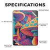 Carbon Fiber Tablet Skin Compatible with Amazon Kindle Paperwhite 12th (2024) - Mushrooms - Premium 3M Vinyl Protective Wrap Decal Cover - Easy to Apply | Crafted in The USA by MightySkins view 2