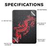 Carbon Fiber Tablet Skin Compatible with Amazon Kindle Paperwhite 12th (2024) - Red Dragon - Premium 3M Vinyl Protective Wrap Decal Cover - Easy to Apply | Crafted in The USA by MightySkins view 2
