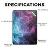 Carbon Fiber Tablet Skin Compatible with Amazon Kindle Paperwhite 12th (2024) - Mystic Smoke - Premium 3M Vinyl Protective Wrap Decal Cover - Easy to Apply | Crafted in The USA by MightySkins view 2