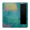 Carbon Fiber Tablet Skin Compatible with Amazon Kindle Paperwhite 12th (2024) - Watercolor Blue - Premium 3M Vinyl Protective Wrap Decal Cover - Easy to Apply | Crafted in The USA by MightySkins view 1
