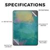 Carbon Fiber Tablet Skin Compatible with Amazon Kindle Paperwhite 12th (2024) - Watercolor Blue - Premium 3M Vinyl Protective Wrap Decal Cover - Easy to Apply | Crafted in The USA by MightySkins view 2