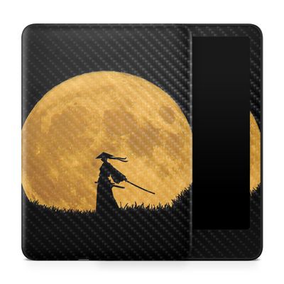 Carbon Fiber Tablet Skin Compatible with Amazon Kindle Paperwhite 12th (2024) - Samurai - Premium 3M Vinyl Protective Wrap Decal Cover - Easy to Apply | Crafted in The USA by MightySkins