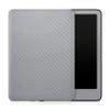 Carbon Fiber Tablet Skin Compatible with Amazon Kindle Paperwhite 12th (2024) - Solid Gray - Premium 3M Vinyl Protective Wrap Decal Cover - Easy to Apply | Crafted in The USA by MightySkins view 1