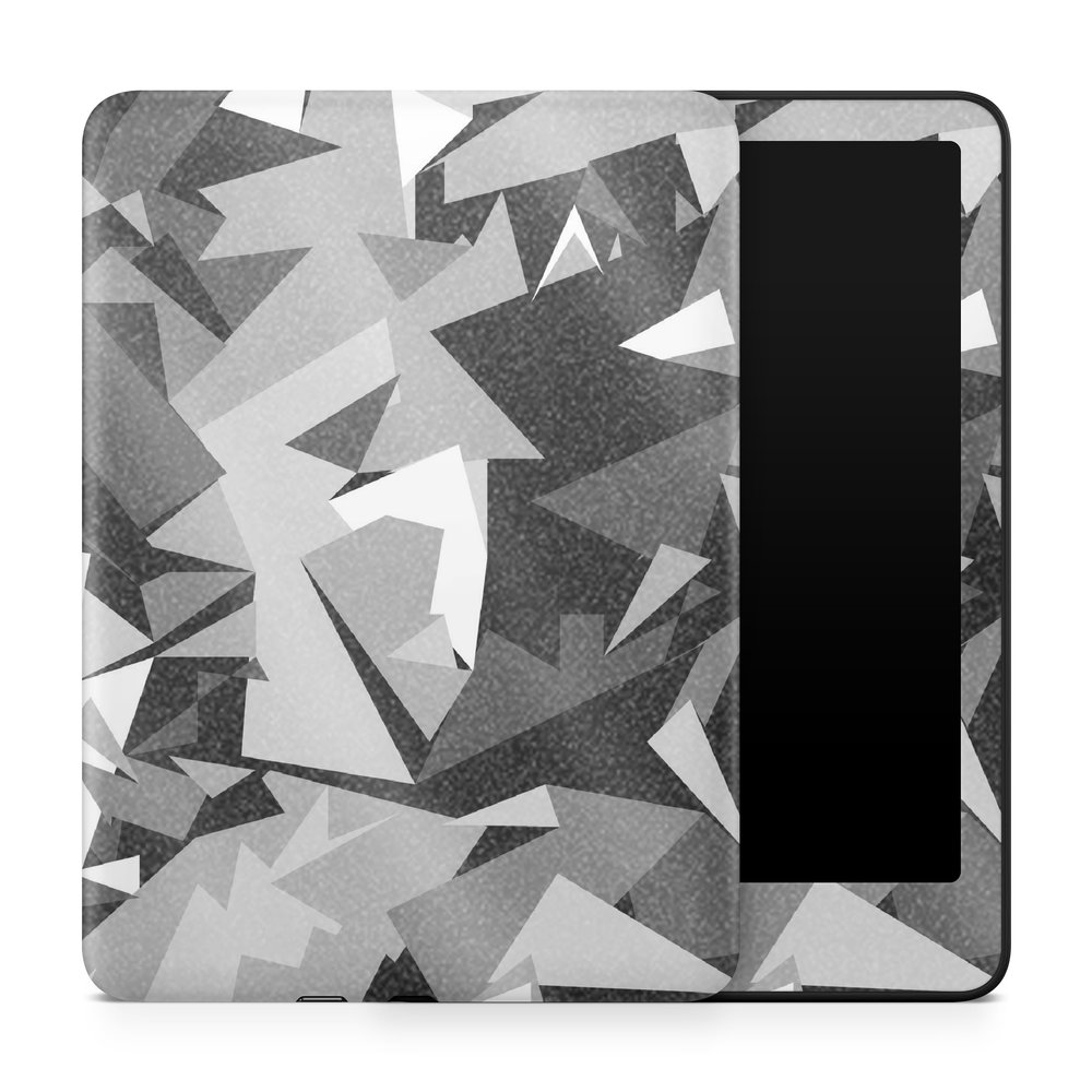 Glossy Glitter Tablet Skin Compatible with Amazon Kindle Paperwhite 12th (2024) - Mono Camo - Premium 3M Vinyl Protective Wrap Decal Cover - Easy to Apply | Crafted in The USA by MightySkins