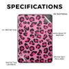 Carbon Fiber Tablet Skin Compatible with Amazon Kindle Paperwhite 12th (2024) - Pink Leopard - Premium 3M Vinyl Protective Wrap Decal Cover - Easy to Apply | Crafted in The USA by MightySkins view 2