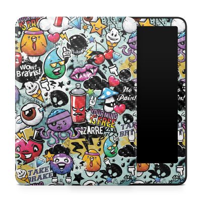 Carbon Fiber Tablet Skin Compatible with Amazon Kindle Paperwhite 12th (2024) - Oddballs - Premium 3M Vinyl Protective Wrap Decal Cover - Easy to Apply | Crafted in The USA by MightySkins