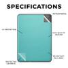 Carbon Fiber Tablet Skin Compatible with Amazon Kindle Paperwhite 12th (2024) - Solid Turquoise - Premium 3M Vinyl Protective Wrap Decal Cover - Easy to Apply | Crafted in The USA by MightySkins view 2
