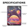 Glossy Glitter Tablet Skin Compatible with Amazon Kindle Paperwhite 12th (2024) - Surreal Starscape - Premium 3M Vinyl Protective Wrap Decal Cover - Easy to Apply | Crafted in The USA by MightySkins view 2