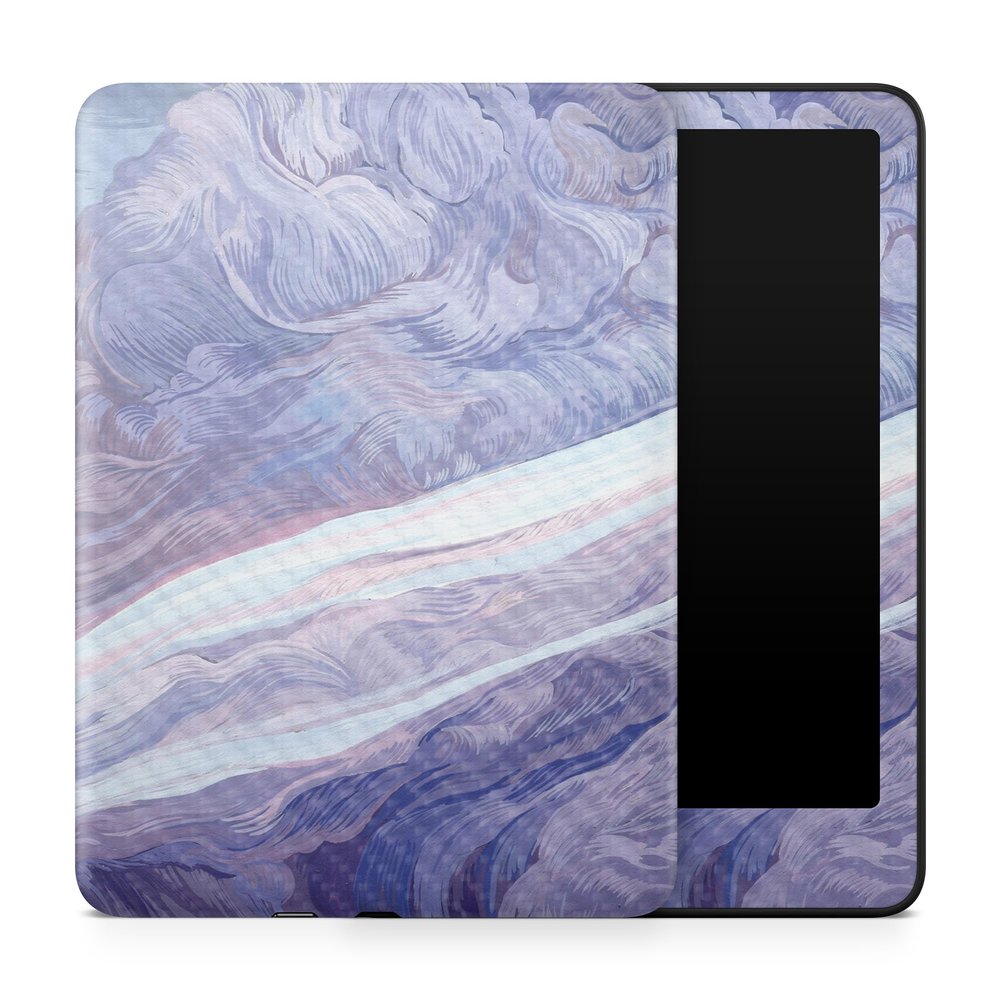 Carbon Fiber Tablet Skin Compatible with Amazon Kindle Paperwhite 12th (2024) - Whirlwind - Premium 3M Vinyl Protective Wrap Decal Cover - Easy to Apply | Crafted in The USA by MightySkins