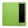 Carbon Fiber Tablet Skin Compatible with Amazon Kindle Paperwhite 12th (2024) - Solid Lime Green - Premium 3M Vinyl Protective Wrap Decal Cover - Easy to Apply | Crafted in The USA by MightySkins view 1