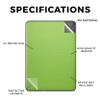 Carbon Fiber Tablet Skin Compatible with Amazon Kindle Paperwhite 12th (2024) - Solid Lime Green - Premium 3M Vinyl Protective Wrap Decal Cover - Easy to Apply | Crafted in The USA by MightySkins view 2