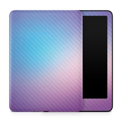 Carbon Fiber Tablet Skin Compatible with Amazon Kindle Paperwhite 12th (2024) - Royal Haze - Premium 3M Vinyl Protective Wrap Decal Cover - Easy to Apply | Crafted in The USA by MightySkins