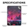 Carbon Fiber Tablet Skin Compatible with Amazon Kindle Paperwhite 12th (2024) - Synthwave Planets - Premium 3M Vinyl Protective Wrap Decal Cover - Easy to Apply | Crafted in The USA by MightySkins view 2