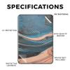 Carbon Fiber Tablet Skin Compatible with Amazon Kindle Paperwhite 12th (2024) - Sea Dunes - Premium 3M Vinyl Protective Wrap Decal Cover - Easy to Apply | Crafted in The USA by MightySkins view 2