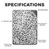 Carbon Fiber Tablet Skin Compatible with Amazon Kindle Paperwhite 12th (2024) - Snow Leopard Print - Premium 3M Vinyl Protective Wrap Decal Cover - Easy to Apply | Crafted in The USA by MightySkins view 2