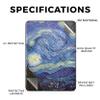 Carbon Fiber Tablet Skin Compatible with Amazon Kindle Paperwhite 12th (2024) - Starry Night - Premium 3M Vinyl Protective Wrap Decal Cover - Easy to Apply | Crafted in The USA by MightySkins view 2