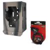 Steel Security Lock Box Compatible with Tactacam Reveal PRO 3.0, Reveal X 3.0 and Reveal Ultra Wireless Live View Security Trail Cameras Includes Adjustable Python Locking Cable view 1