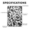 Carbon Fiber Tablet Skin Compatible with Amazon Kindle Paperwhite 12th (2024) - Swirly Black - Premium 3M Vinyl Protective Wrap Decal Cover - Easy to Apply | Crafted in The USA by MightySkins view 2