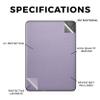 Carbon Fiber Tablet Skin Compatible with Amazon Kindle Paperwhite 12th (2024) - Solid Lavender - Premium 3M Vinyl Protective Wrap Decal Cover - Easy to Apply | Crafted in The USA by MightySkins view 2
