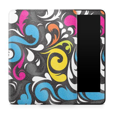 Glossy Glitter Tablet Skin Compatible with Amazon Kindle Paperwhite 12th (2024) - Swirly - Premium 3M Vinyl Protective Wrap Decal Cover - Easy to Apply | Crafted in The USA by MightySkins