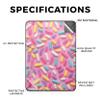 Glossy Glitter Tablet Skin Compatible with Amazon Kindle Paperwhite 12th (2024) - Sprinkles - Premium 3M Vinyl Protective Wrap Decal Cover - Easy to Apply | Crafted in The USA by MightySkins view 2