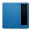 Carbon Fiber Tablet Skin Compatible with Amazon Kindle Paperwhite 12th (2024) - Solid Blue - Premium 3M Vinyl Protective Wrap Decal Cover - Easy to Apply | Crafted in The USA by MightySkins view 1