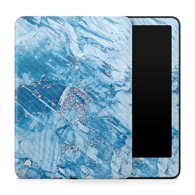 Carbon Fiber Tablet Skin Compatible with Amazon Kindle Paperwhite 12th (2024) - Winter Rock - Premium 3M Vinyl Protective Wrap Decal Cover - Easy to Apply | Crafted in The USA by MightySkins