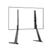COMPAQ Universal TV Stand - Minimalist Adjustable Height TV Stand for 32-70 Inch Flat TVs up to 110lbs - Low Profile, Slim and Strength Tested view 1