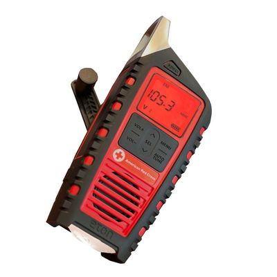 Eton Odyssey Adventure Hand Crank NOAA Weather Radio, All Band Emergency Radio, AM/FM Shortwave Storm, Bluetooth, Phone Charger, RDS, Solar, Multi-Function Flashlight, Camping, Hiking
