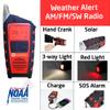 Eton Odyssey Adventure Hand Crank NOAA Weather Radio, All Band Emergency Radio, AM/FM Shortwave Storm, Bluetooth, Phone Charger, RDS, Solar, Multi-Function Flashlight, Camping, Hiking view 2