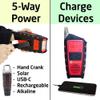 Eton Odyssey Adventure Hand Crank NOAA Weather Radio, All Band Emergency Radio, AM/FM Shortwave Storm, Bluetooth, Phone Charger, RDS, Solar, Multi-Function Flashlight, Camping, Hiking view 3