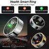 CNBRO Smart Ring with Display Fitness Tracker Heart Rate Monitor Sleep Tracker Step Counter Pedometer Fitness Ring Waterproof Health Smart Rings for Men Women Anillo inteligente view 3