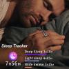 CNBRO Smart Ring with Display Fitness Tracker Heart Rate Monitor Sleep Tracker Step Counter Pedometer Fitness Ring Waterproof Health Smart Rings for Men Women Anillo inteligente view 4