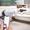 Air Tracker Air 2 Pack Tag Tracker Tag,IP68 Waterproof Smart Tag Locator Keys Finder and Item Locator,Bluetooth Tracker Item Finders with Find My(iOS Only) Track Your Keys,Wallet,Luggage view 2